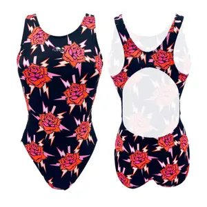 Fato de banho feminino de 1 peça Turbo Wave Roses image-0