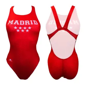 Maillot de bain 1 pièce bretelles fille Turbo Madrid 2019 image-0