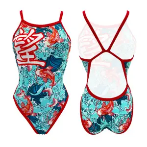 Maillot de bain 1 pièce fille Turbo Carpa Flu image-0