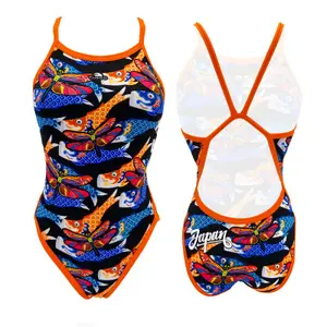 Badeanzug, Mädchen Turbo Revolution Japan Fish image-0