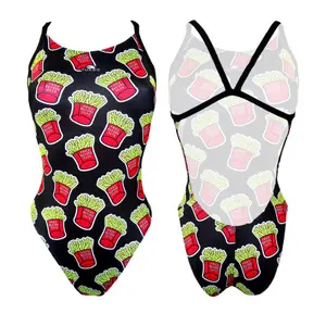 Maillot de bain 1 pièce femme Turbo Fries image-0