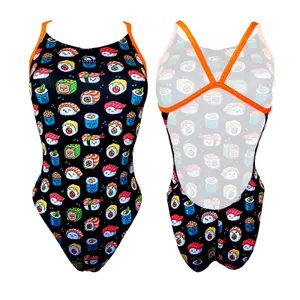 Fato de banho feminino de 1 peça Turbo Tee Sushi image-0