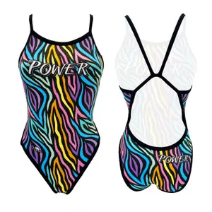 Fato de banho feminino de 1 peça Turbo Revolution' Power Cebra Revo image-0