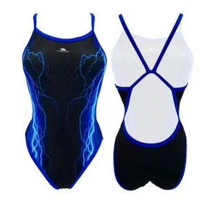 Maillot de bain 1 pièce fille Turbo Revolution' Hex Stormrevolution' Engraved Skull image-0