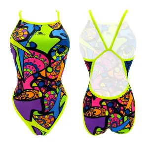 Maillot de bain 1 pièce fille Turbo Revolution' Hippy-hey image-0