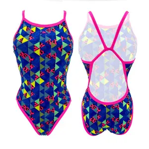 Badeanzug, Damen Turbo Revolution' Animal Animal Geo Print image-0