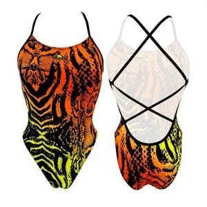 Dívčí jednodílné plavky Turbo Sirene' Animal Print Vibes image-0