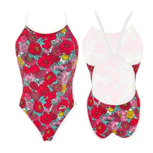 Maillot de bain 1 pièce femme Turbo Revolution' Pink Flowercitas image-0