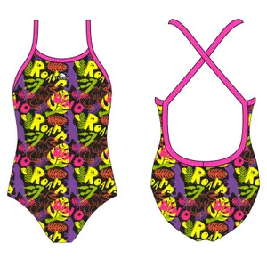 Fato de banho de menina de 1 peça Turbo Dino-dino-2022 image-0