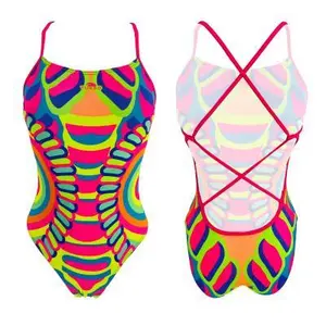 Maillot de bain 1 pièce fille Turbo Sirene' Technic Fluor image-0