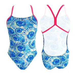 Maillot de bain 1 pièce femme Turbo Energy' Seashell-Icecream image-0