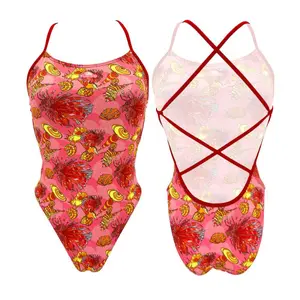 Maillot de bain 1 pièce femme Turbo Sirene Red-Fish image-0