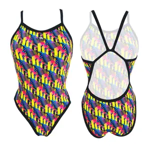 Maillot de bain 1 pièce femme Turbo Revolution 80' S-Lines image-0