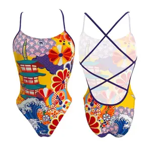 Maillot de bain 1 pièce femme Turbo Sirene' Japanese-Temple image-0