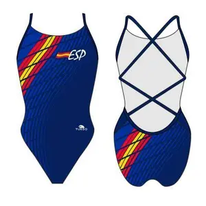 Women's 1-piece swimsuit Turbo Pattern 'sirene' España-oficial-2024 image-0