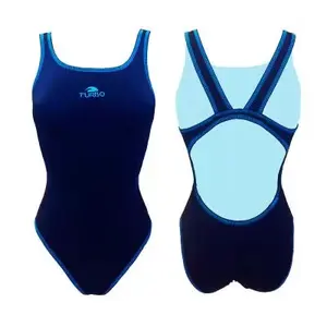Maillot de bain 1 pièce confort fille Turbo image-0