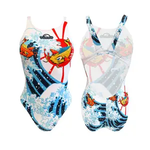 Fato de banho feminino de 1 peça Turbo Carpa Japon image-0