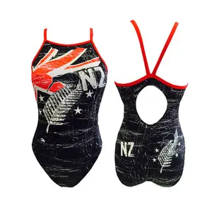 Fato de banho feminino de 1 peça Turbo New Zealand Vintage 2013 image-0