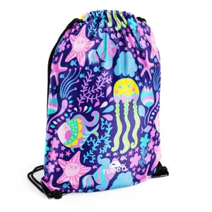 Mochila de malha Turbo Mesh Bag Ocean Unicornio image-0