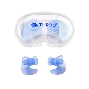 Tappi auricolari da nuoto ergonomici in silicone per bambini Turbo image-1