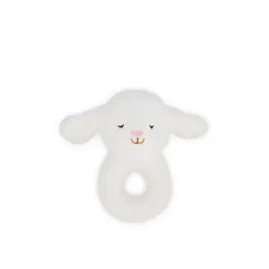 Lamb plush rattle Twistshake image-0