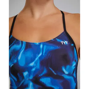 Damski kostium kąpielowy 1-częściowy TYR Cutoutfit Waveform image-4