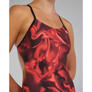 Damski kostium kąpielowy 1-częściowy TYR Cutoutfit Waveform image-3