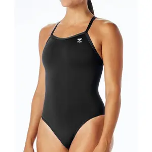 Women's 1-piece swimsuit TYR Solid Diamondfit image-1