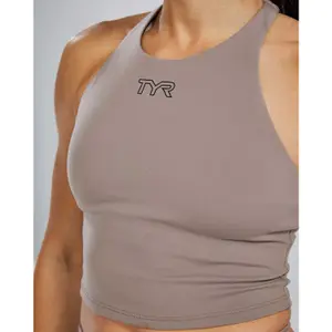 Dámská krátká podprsenka s vysokým límcem TYR Joule Elite image-2