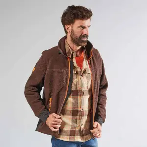 Fully zipped fleece U-Power Bark image-2
