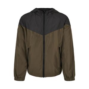 uck2107-03308-jacka-for-barn-urban-classics-2-tone-tech-windrunner-svart-morkgron