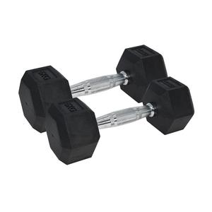 ufw04125-rubber-coated-hexagonal-dumbbell-ufe-pro-black