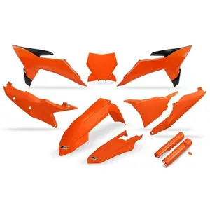 Complete Motorcycle Decoration Kit with Fork Protectors UFO KTM 250 SX-F ADAMO EDITION