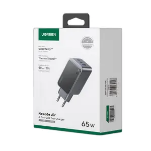 Chargeur USB-A+2xUSB-C/65W Ugreen Nexode S image-1