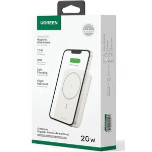 Batterie externe sans fil/10000mAh/USB-C/20W Ugreen image-1