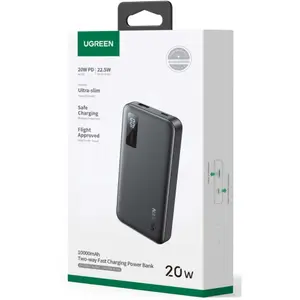 Batterie externe USB-C+USB-A/10000mAh/20W Ugreen image-1