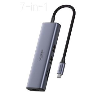Hub USB-C 7 ports 7 en 1 1/4K 60Hz/100W Ugreen