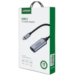 Kabel USB-C/HDMI 2.0 Pleciony męski/żeński Ugreen image-1