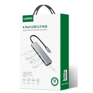 USB-C Hub/4xUSB 3.0 A 4 ports Ugreen image-1