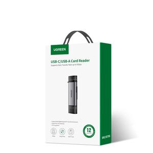 Lecteur de carte USB-C + USB 3.0/Lecteur SD/MicroSD/512G Ugreen image-1