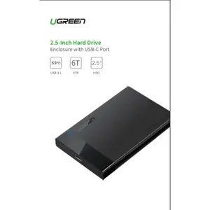 Adaptateur USB-C vers USB-A/2.5"SATA/10T/HDD Ugreen image-1