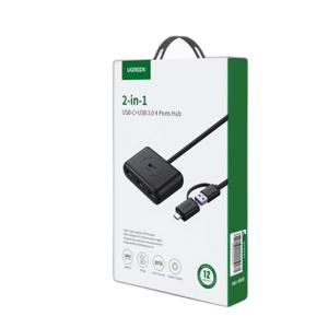 Hub USB-A et USB-C/4xUSB-A 4ports Ugreen image-1