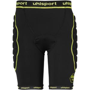 uhlsport-bionikframe-gepolsterte-shorts-schwarz-gelb-fluo