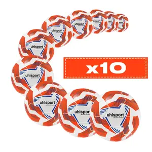 Set of 10 Footballs for Children Uhlsport 290 Ultra Lite Addglue image-0