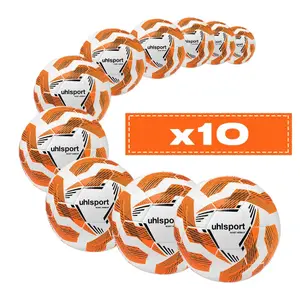 Pack of 10 footballs Uhlsport Resist Addglue