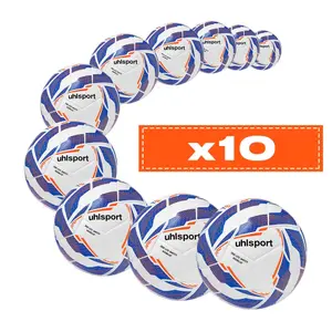 Set of 10 Footballs Uhlsport 350 Lite Match Addglue image-0