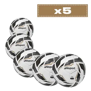 Lot de 5 Ballons de football Uhlsport Revolution Thermobonded