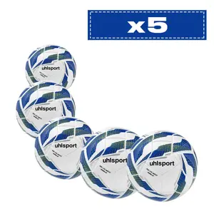 Set of 5 Footballs Uhlsport 350 Lite Match Addglue