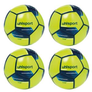 1001727010001-mini-ballons-uhlsport-team-mini-x4-jaune-bleu-tu