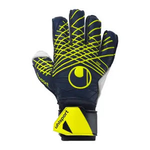 101133601-gants-de-gardien-uhlsport-prediction-soft-flex-frame-bleu-marine-blanc-jaune-fluo